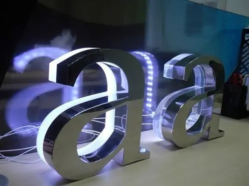 樹脂發光字、亞克力吸塑字與LED發光字的特點?